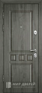 Сварная дверь шпонированная с фрезеровкой №12 внутренняя - фото