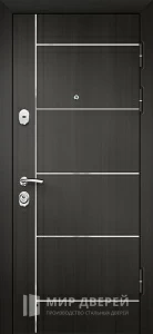 Входная металлическая дверь с МДФ в гостиницу №10 внешняя - фото