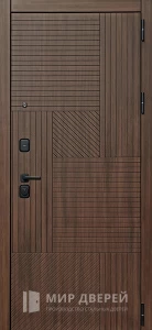 Квартирная металлическая дверь №4 внешняя - фото