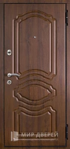 Входная дверь с МДФ в частный дом №515 внешняя - фото